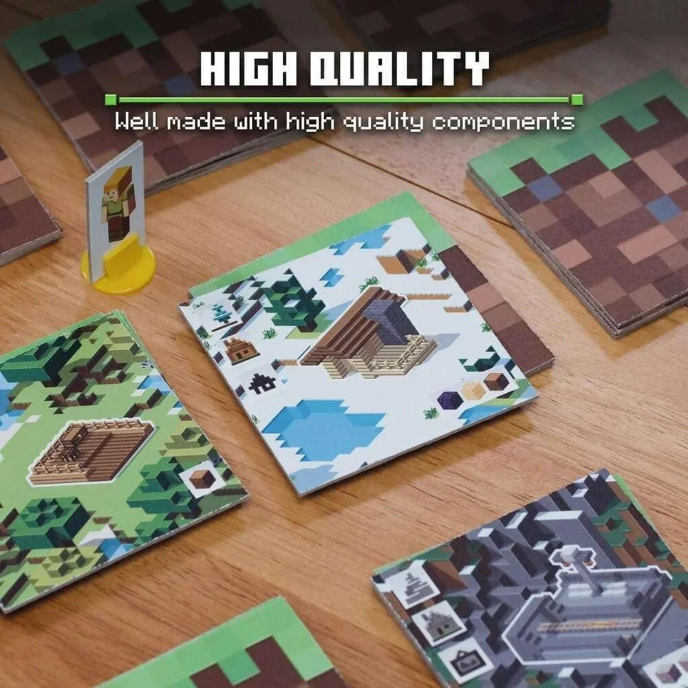 NEW Ravensburger Minecraft Board Game Builders & Biomes Strategy Family Game Nig